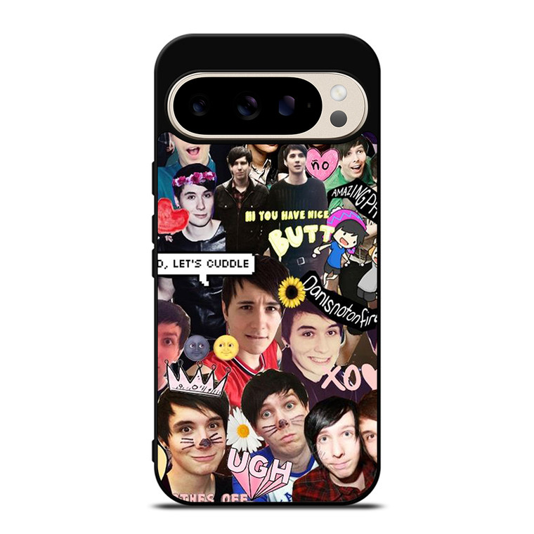 DAN AND PHIL COLLAGE 3 Google Pixel 9 Pro Case Cover