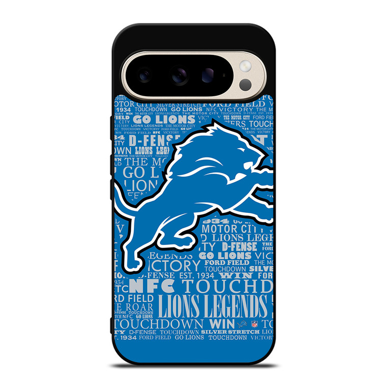 DETROIT LIONS QUOTE Google Pixel 9 Pro Case Cover