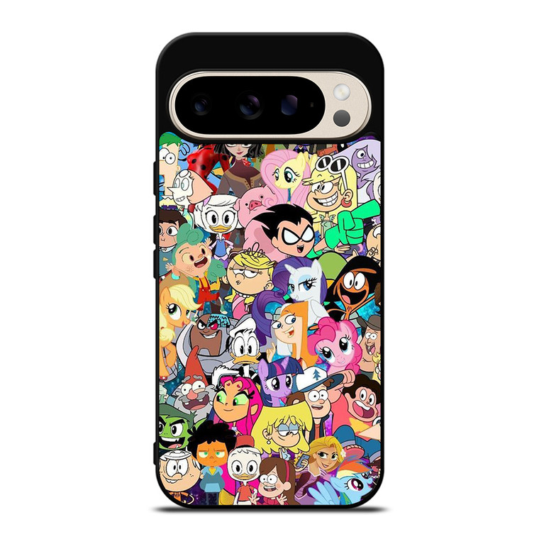 DISNEY CARTOON COLLAGE Google Pixel 9 Pro Case Cover