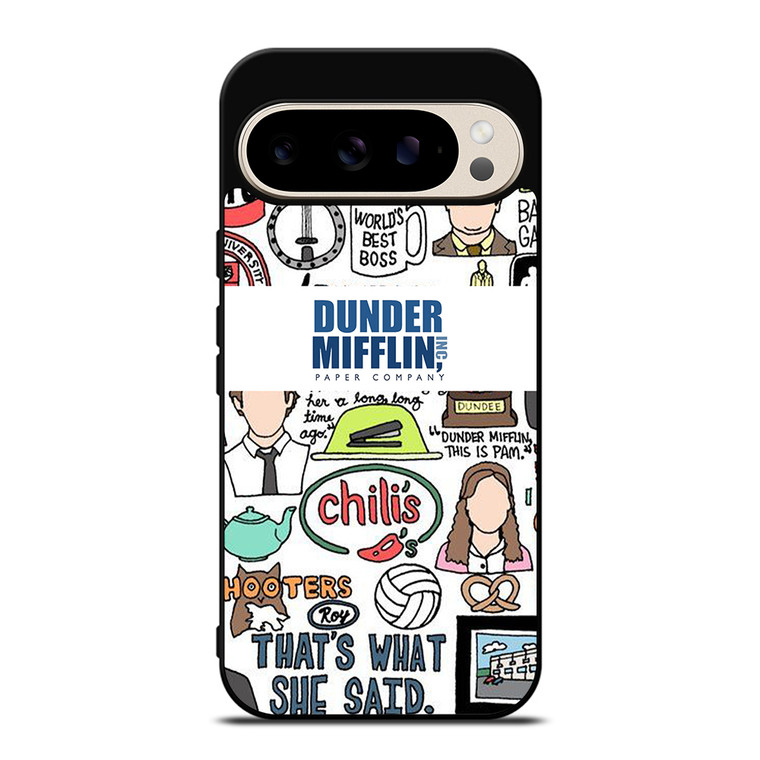 DUNDER MIFFLIN COLLAGE Google Pixel 9 Pro Case Cover