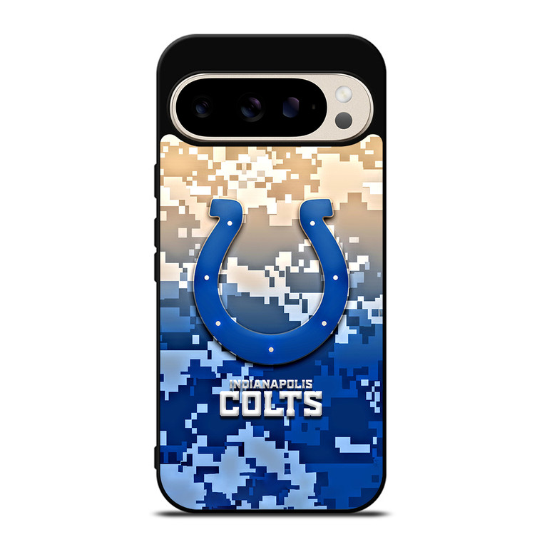 INDIANAPOLIS COLTS CAMO LOGO Google Pixel 9 Pro Case Cover