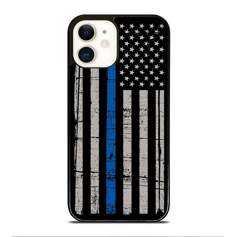 THIN BLUE LINE USA iPhone 12 Case Cover