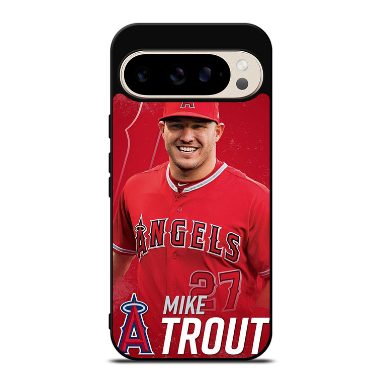 MIKE TROUT 27 LOS ANGELES ANGELS Google Pixel 9 Pro Case Cover