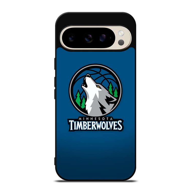 MINNESOTA TIMBERWOLVES LOGO BASKETBALL Google Pixel 9 Pro Case Cover