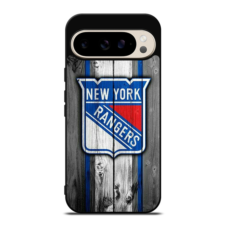 NEW YORK RANGERS WOODEN Google Pixel 9 Pro Case Cover