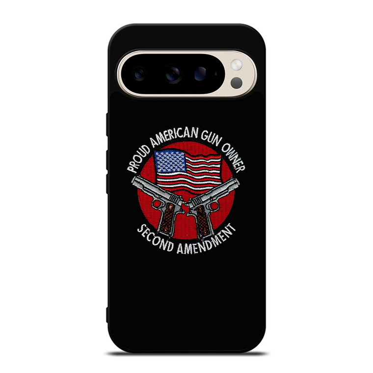 SECOND AMENDMENT AMERICAN GUN LOGO Google Pixel 9 Pro Case Cover