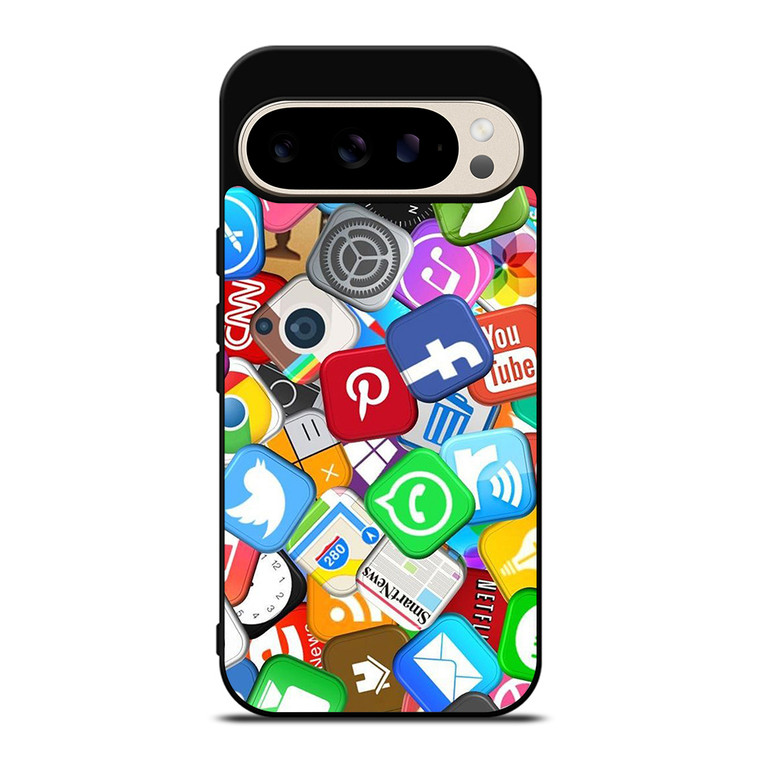 SOCIAL MEDIA LOGO Google Pixel 9 Pro Case Cover