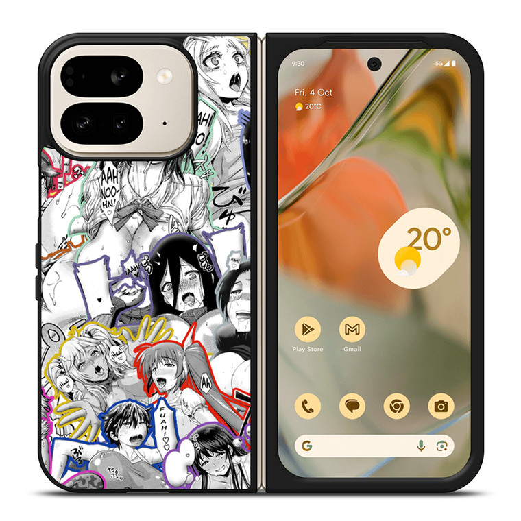 AHEGAO FACE ANIME 1 Google Pixel 9 Pro Fold Case Cover