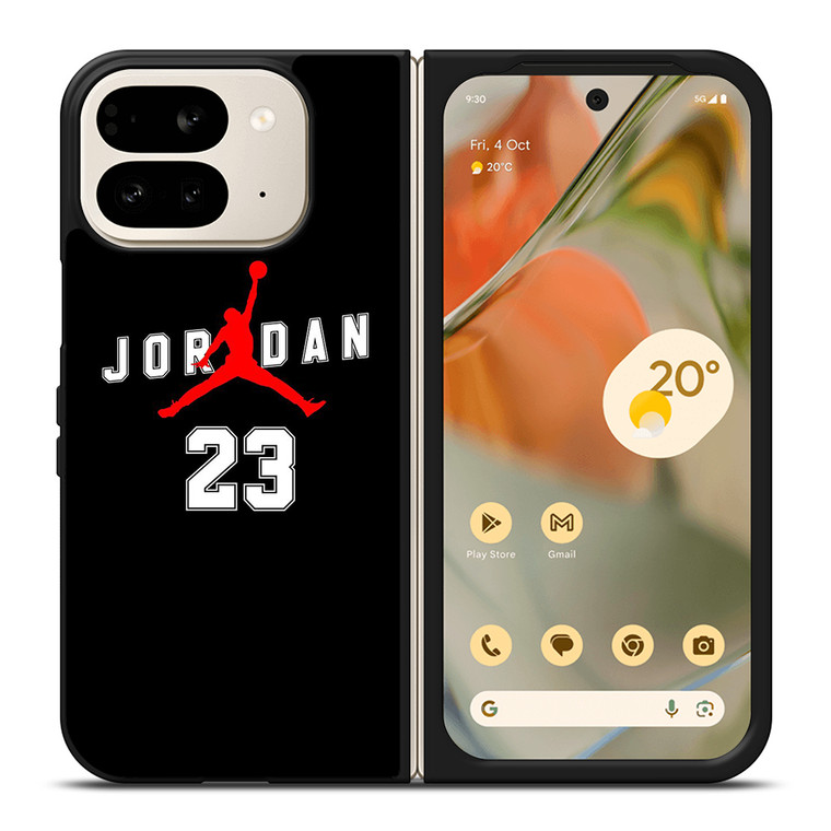 AIR JORDAN BLACK Google Pixel 9 Pro Fold Case Cover