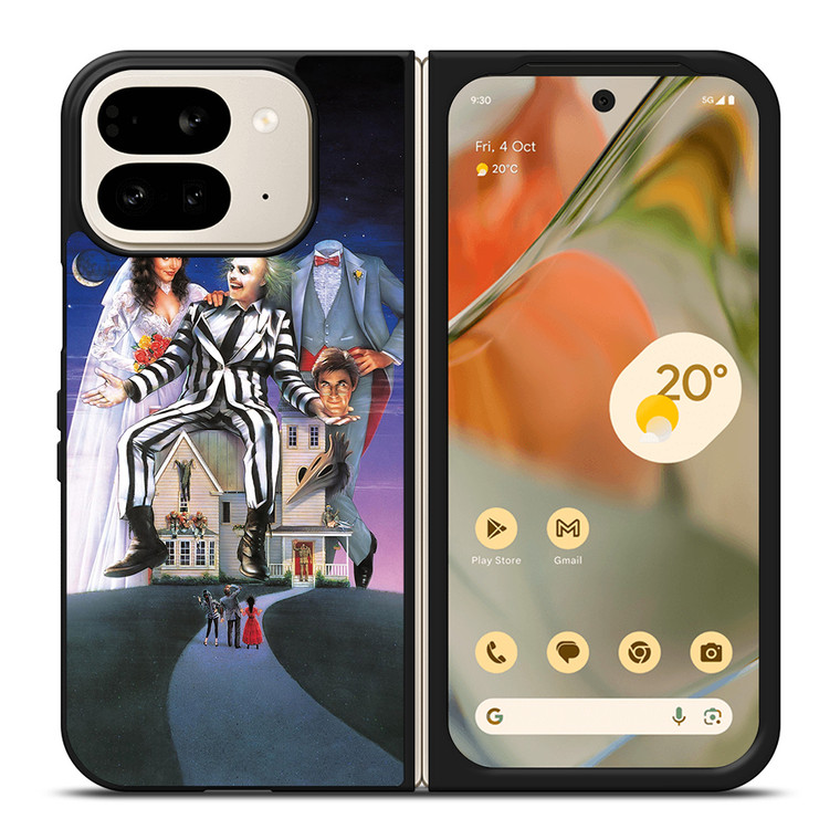 BEETLEJUICE TIM BURTON HOUSE Google Pixel 9 Pro Fold Case Cover