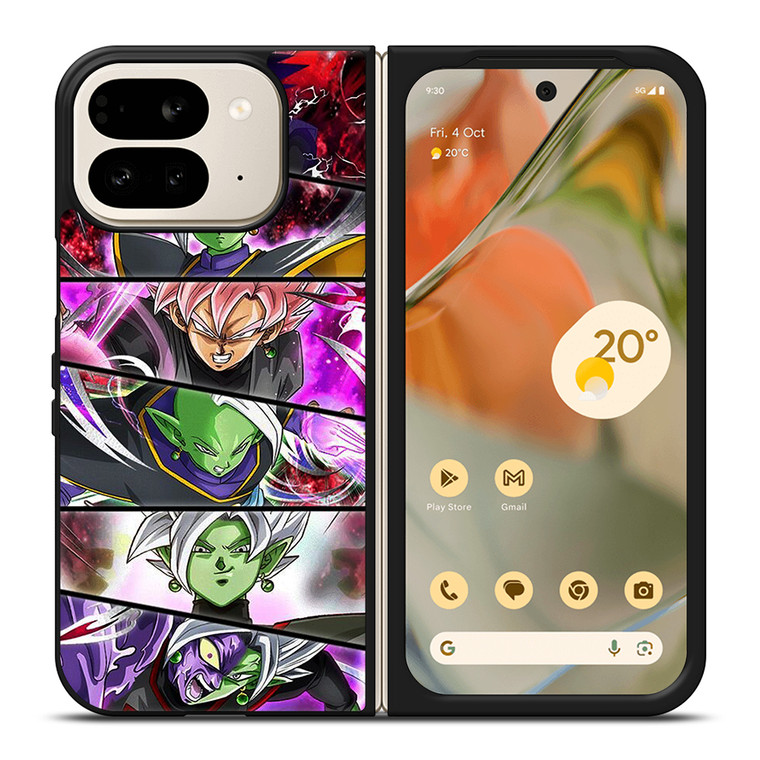 BLACK GOKU X ZAMASU DRAGON BALL Google Pixel 9 Pro Fold Case Cover