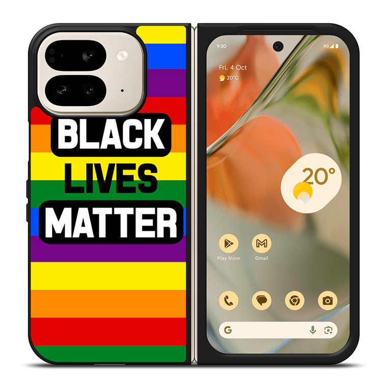 BLACK LIVES MATTER RAINBOW Google Pixel 9 Pro Fold Case Cover