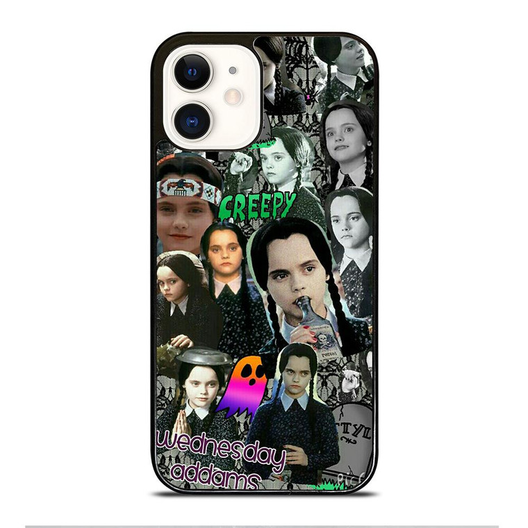 WEDNESDAY ADDAMS COLLAGE iPhone 12 Case Cover