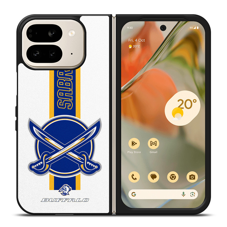 BUFFALO SABRES NHL LOGO Google Pixel 9 Pro Fold Case Cover