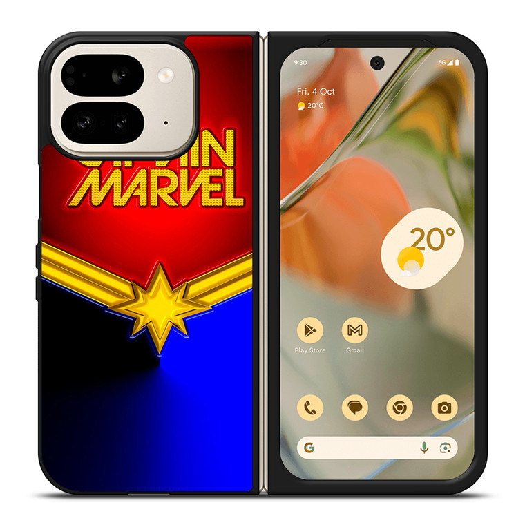 CAPTAIN MARVEL LOGO 1 Google Pixel 9 Pro Fold Case Cover