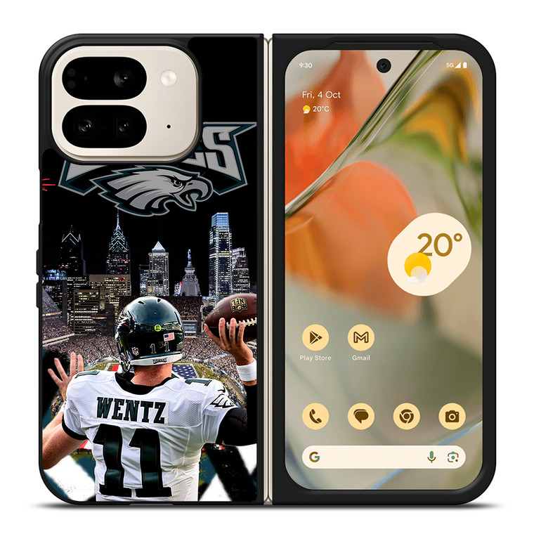 CARSON WENTZ EAGLES 1 Google Pixel 9 Pro Fold Case Cover