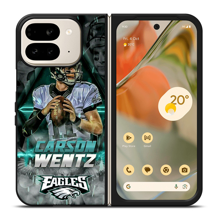 CARSON WENTZ EAGLES 2 Google Pixel 9 Pro Fold Case Cover