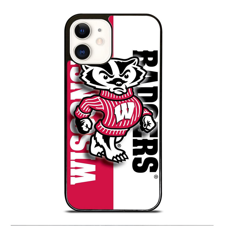 WISCONSIN BADGERS LOGO NEW iPhone 12 Case Cover