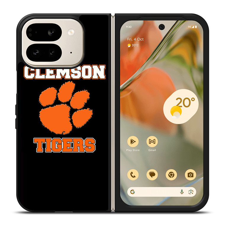 CLEMSON TIGERS POWER Google Pixel 9 Pro Fold Case Cover