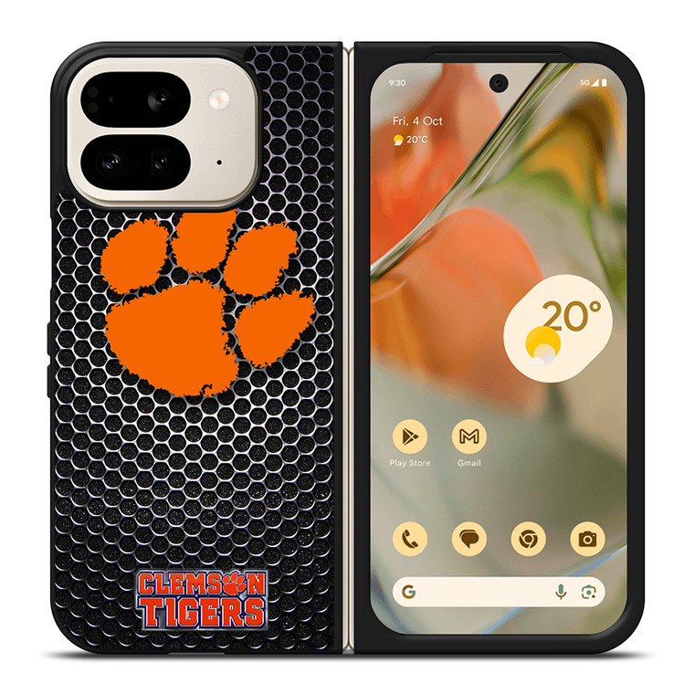 CLEMSON TIGERS TEAM Google Pixel 9 Pro Fold Case Cover