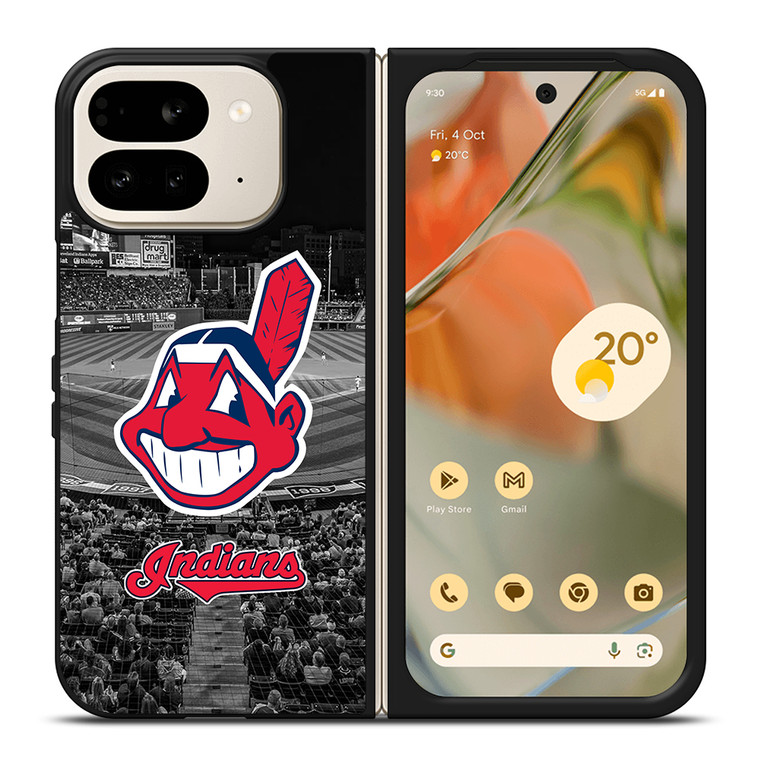 CLEVELAND INDIANS MLB ICON Google Pixel 9 Pro Fold Case Cover