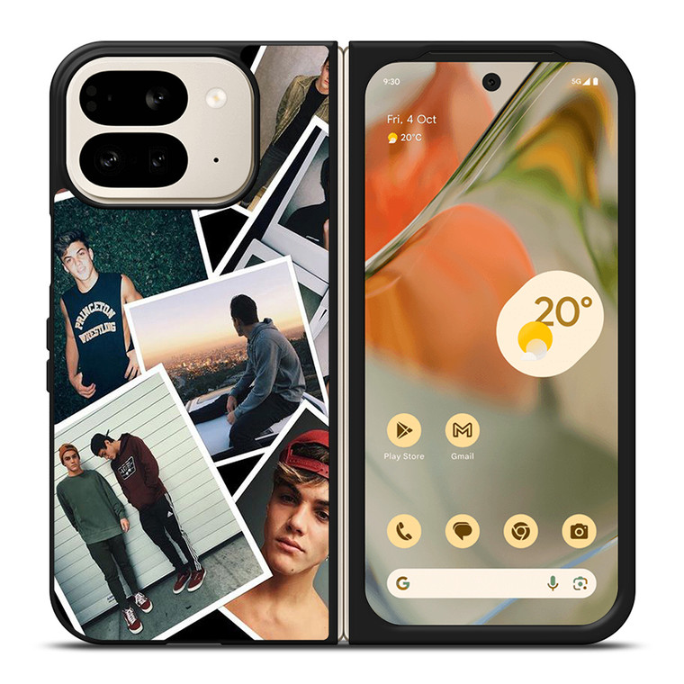 DOLAN TWINS COLLAGE Google Pixel 9 Pro Fold Case Cover