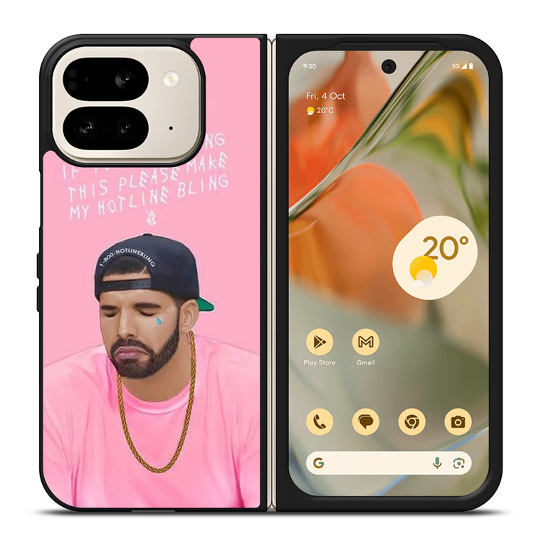 DRAKE RAPPER PINK BLINK Google Pixel 9 Pro Fold Case Cover