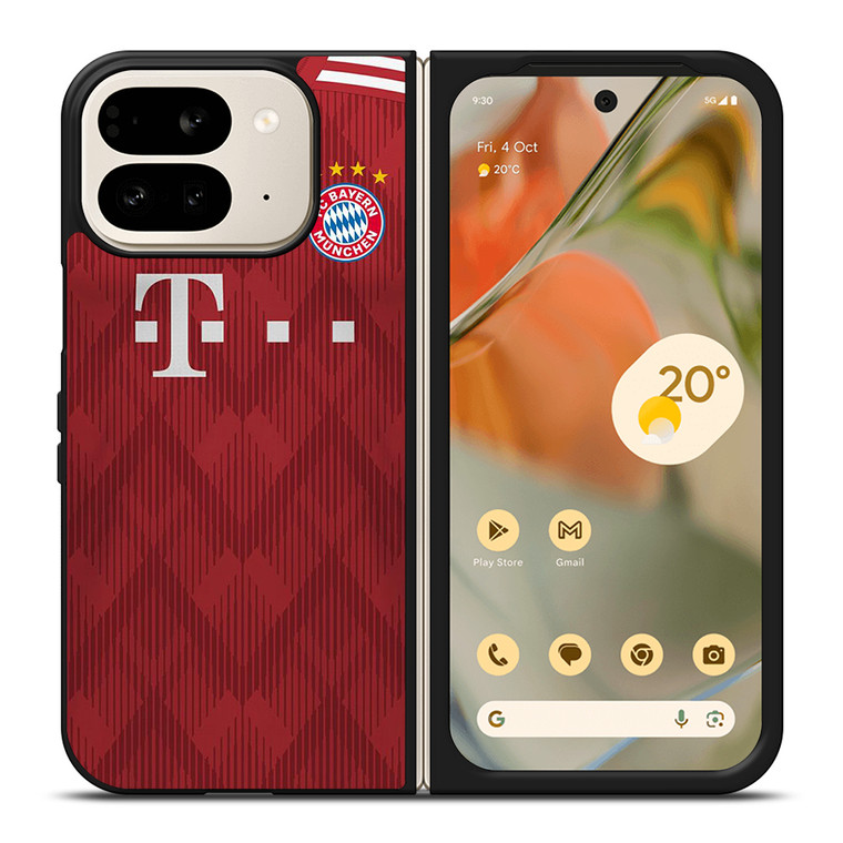 FC BAYERN MUNCHEN JERSEY RED Google Pixel 9 Pro Fold Case Cover