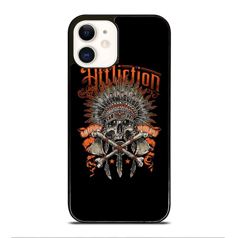 AFFLICTION SKULL iPhone 12 Case Cover