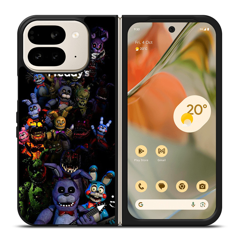 FIVE NIGHTS AT FREDDY'S ALL CHARACTERS Google Pixel 9 Pro Fold Case Cover