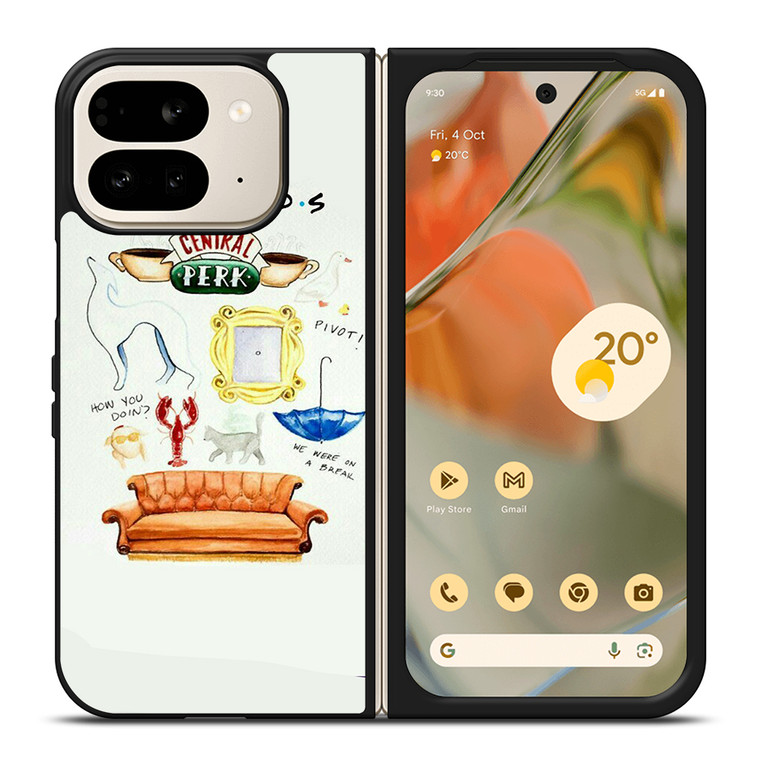 FRIENDS CENTRAL PERK ART Google Pixel 9 Pro Fold Case Cover