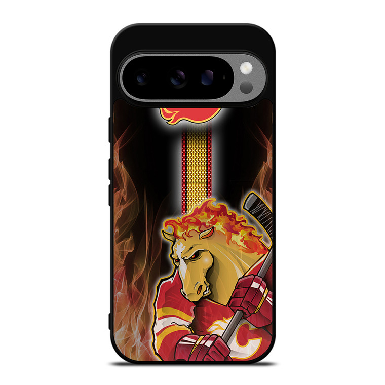 CALGARY FLAMES MASCOT Google Pixel 9 Pro XL Case Cover