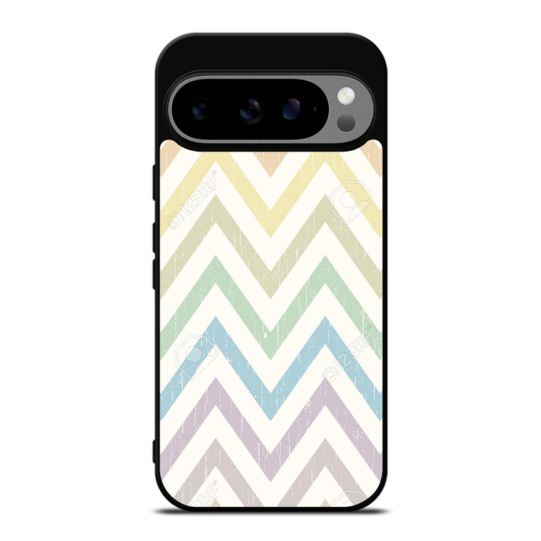 CHEVRON PATTERN RAINBOW COLOR Google Pixel 9 Pro XL Case Cover