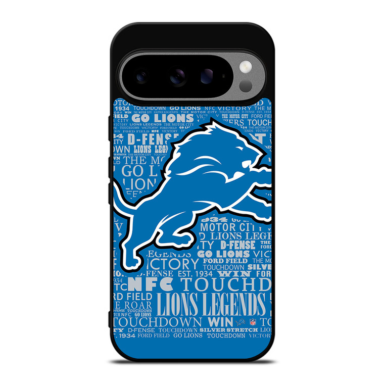 DETROIT LIONS QUOTE Google Pixel 9 Pro XL Case Cover
