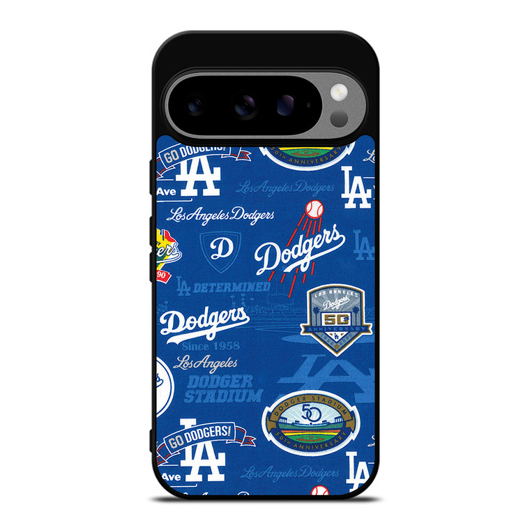 LOS ANGELES DODGERS LOGO COLLAGE Google Pixel 9 Pro XL Case Cover