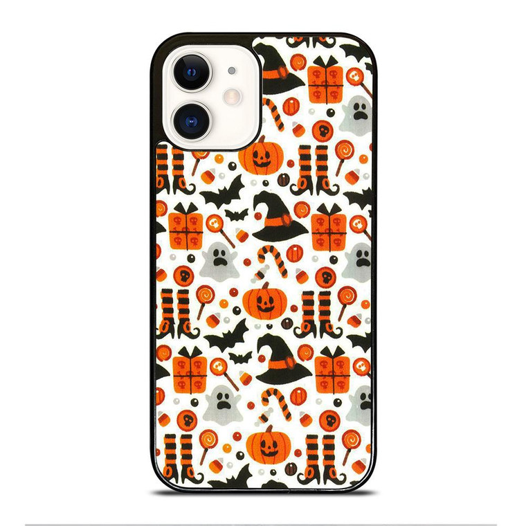 HALLOWEEN WITCH PUMPKIN PATTERN iPhone 12 Case Cover