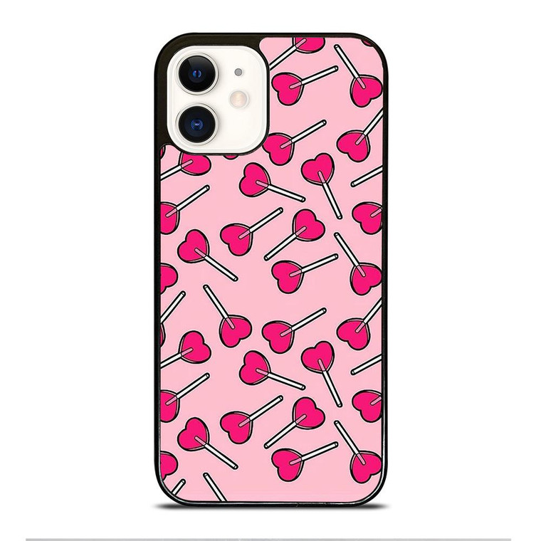 HEARTS LOLLIPOP iPhone 12 Case Cover