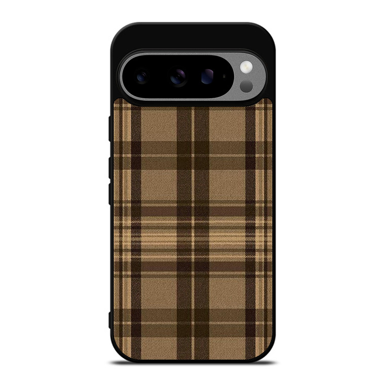 PLAID BROWN 1 Google Pixel 9 Pro XL Case Cover