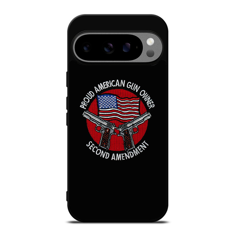 SECOND AMENDMENT AMERICAN GUN LOGO Google Pixel 9 Pro XL Case Cover