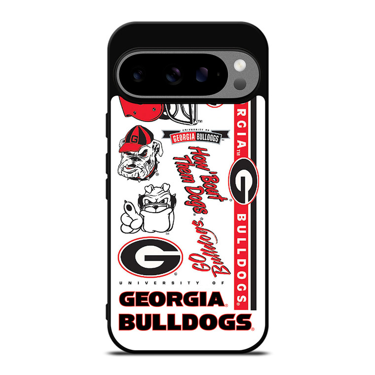 UGA GEORGIA BULLDOGS COLLAGE Google Pixel 9 Pro XL Case Cover