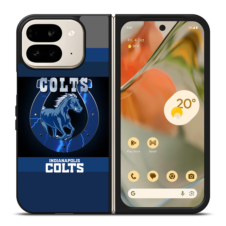 INDIANAPOLIS COLTS NFL LOGO Google Pixel 9 Pro Fold Case Cover