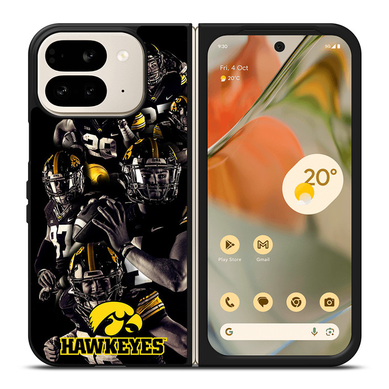 IOWA HAWKEYES FOOTBALL Google Pixel 9 Pro Fold Case Cover