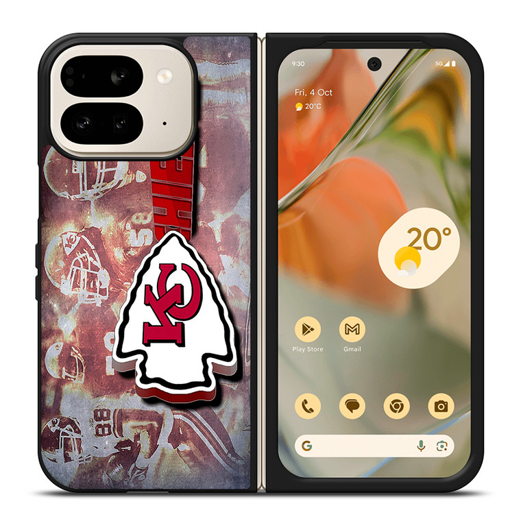 KANSAS CITY CHIEFS 1 Google Pixel 9 Pro Fold Case Cover