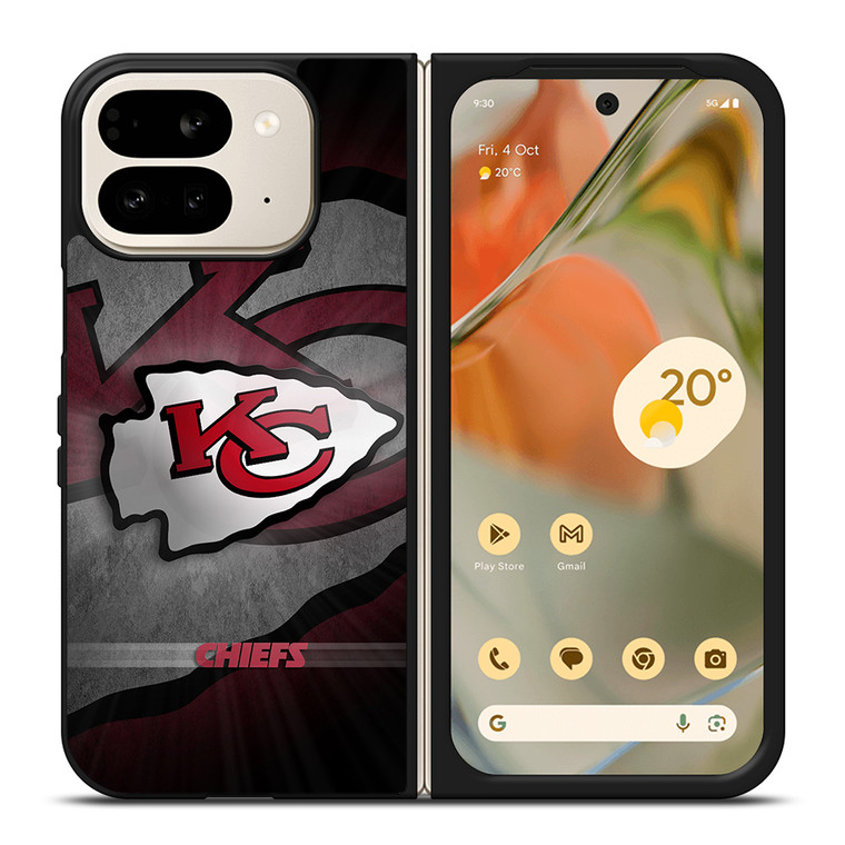KANSAS CITY CHIEFS 4 Google Pixel 9 Pro Fold Case Cover