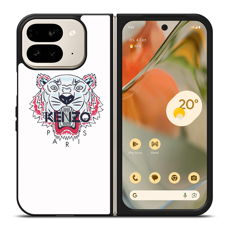 KENZO PARIS WHITE Google Pixel 9 Pro Fold Case Cover