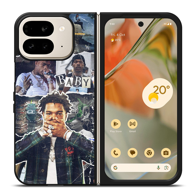 LIL BABY RAPPER COLLAGE Google Pixel 9 Pro Fold Case Cover