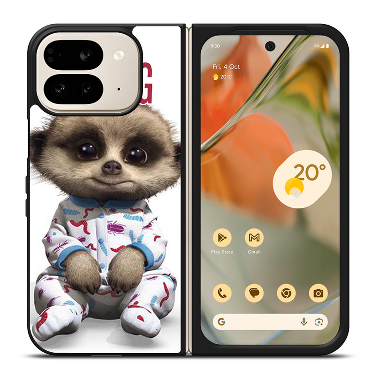 MEERKAT BABY OLEG CUTE Google Pixel 9 Pro Fold Case Cover