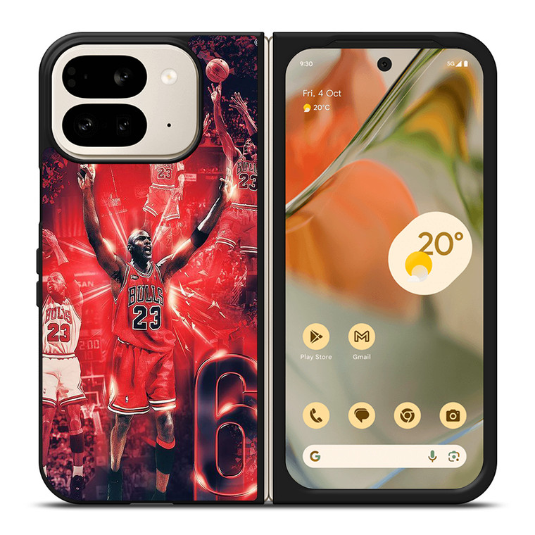 MICHAEL JORDAN COLLAGE Google Pixel 9 Pro Fold Case Cover