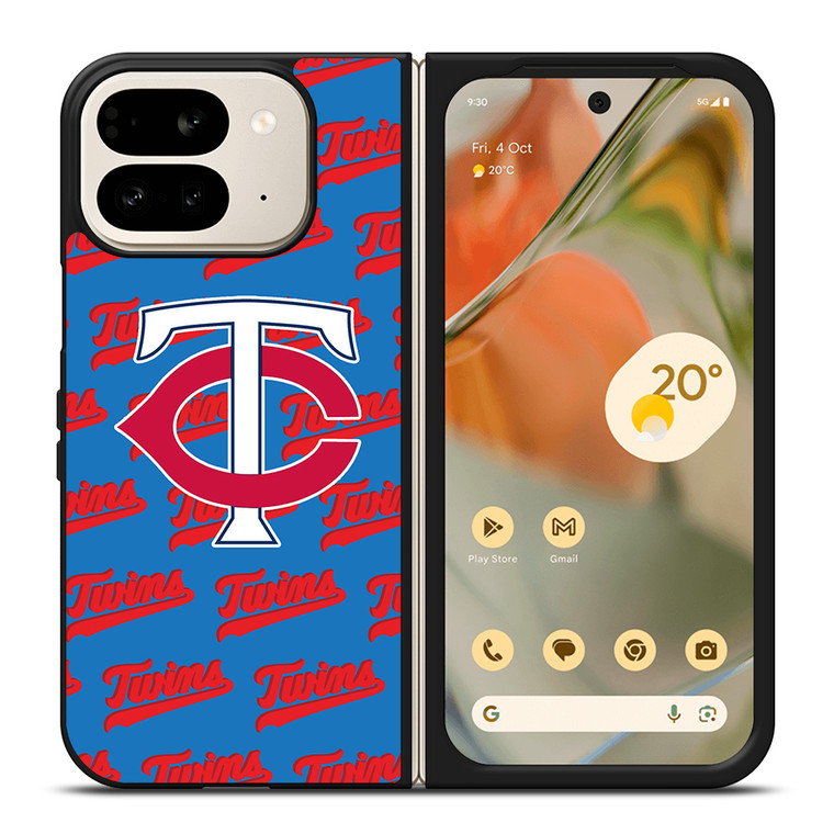 MINNESOTA TWINS MLB LOGO Google Pixel 9 Pro Fold Case Cover