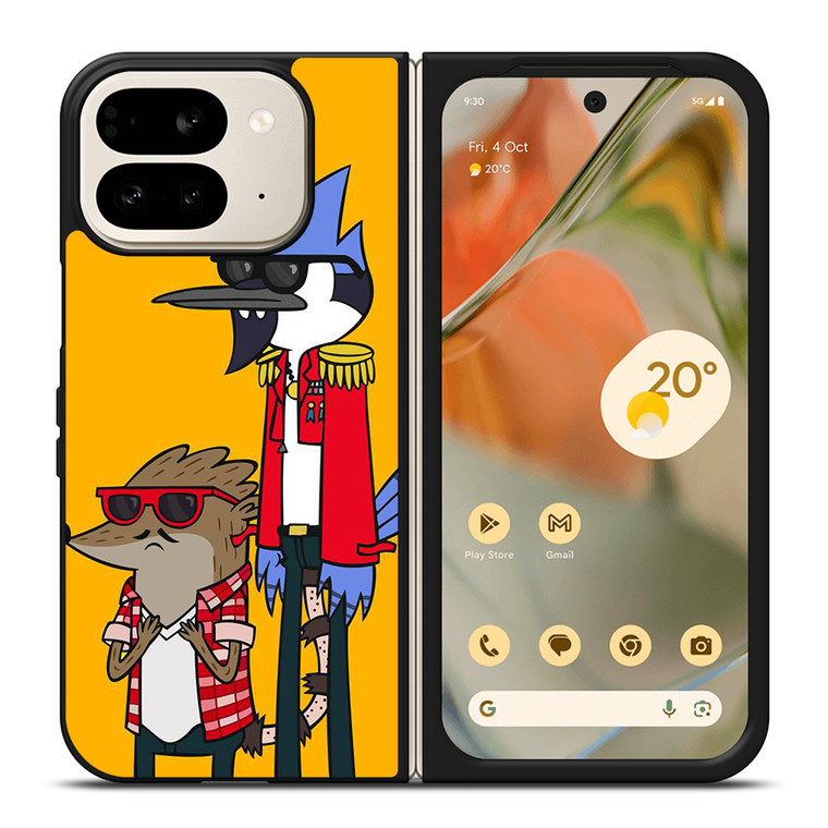 MORDECAI RIGBY CARTOON Google Pixel 9 Pro Fold Case Cover